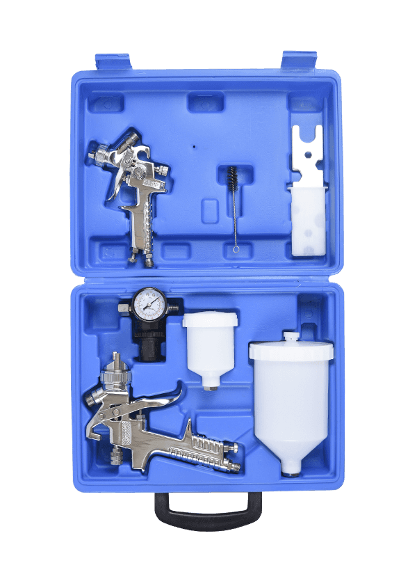 Pistolet à peinture à base d'eau -HVLP-H-827-Suit-silver