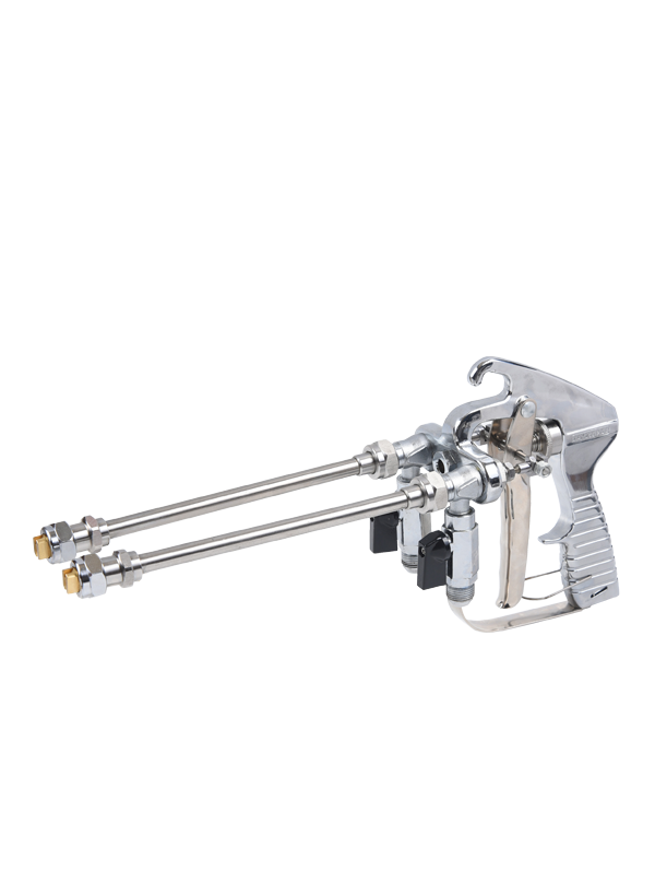 Pistolet mélangeur externe à deux composants